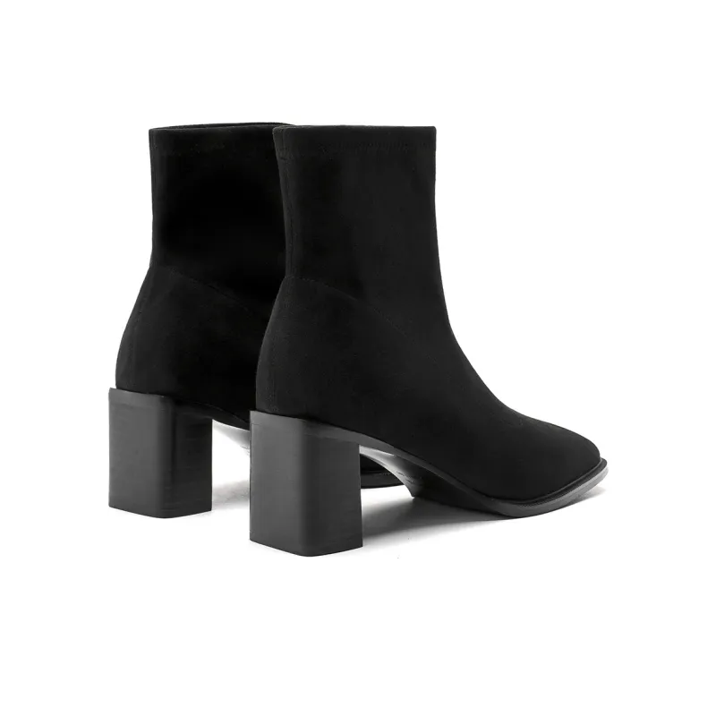 HARSON Ankle Boots Women's Khaki/Black-22