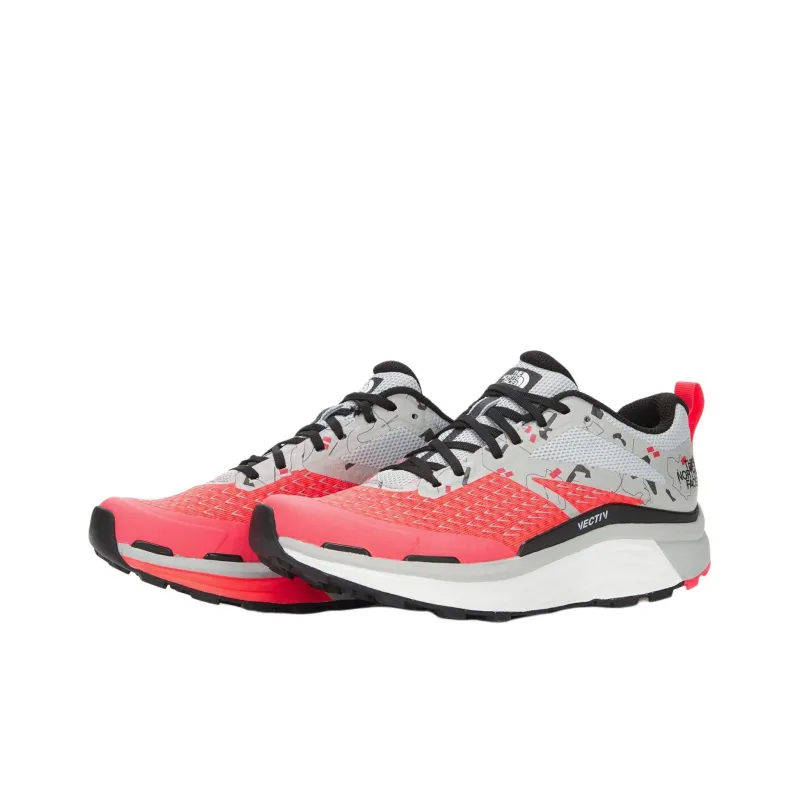 THE NORTH FACE Vectiv Enduris Anti Slip Wear Resistant Low Top Casual Running Shoes Women's Pink Gray-2