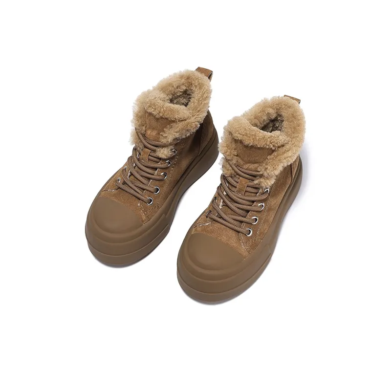 SELAIYA Thermal Short Snow Boots Women's-1