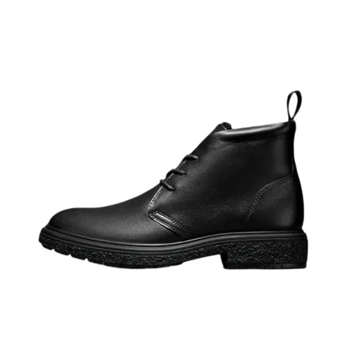 Ecco Cool-Rapid Hybrid Collection Ankle-Length Martin Boot Men's Black