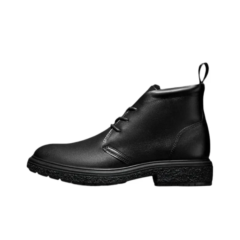 Ecco Cool Rapid Hybrid Collection Ankle Length Martin Boot Men's Black-0