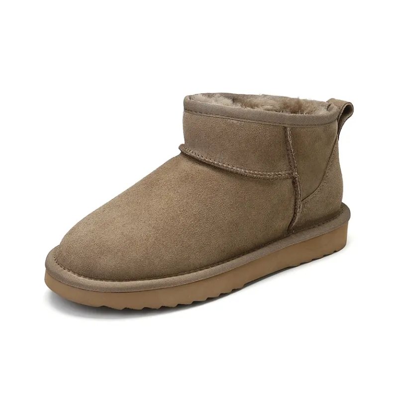 Iraqis Are Pleasing To Themselves Warm Wear-Resistant Slip-Resistant Short Snow Boots Women's-1