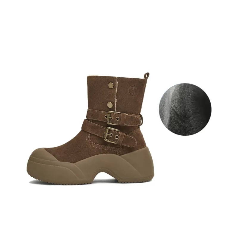 Tata Warm Short Mid-Calf Snow Boots Women's-6