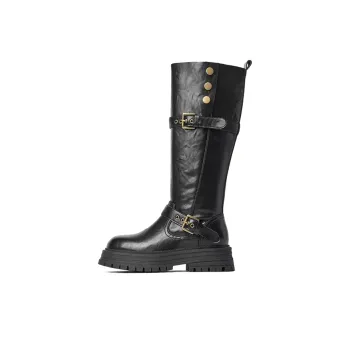 JOSINY JOSINY Knee high Boots 5cm Women's Black/Brown