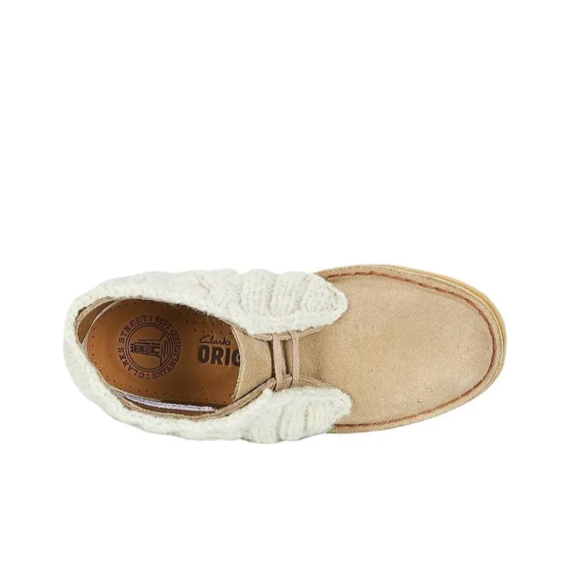 Clarks Ankle Boots Women's Ecru-4