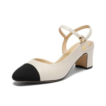 BELLE Chunky Heel High Heels 6cm Women's