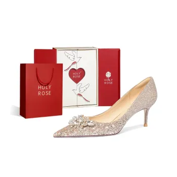 Holy Rose The Joy Of The Heart Box High Heels 10cm Women's Gold
