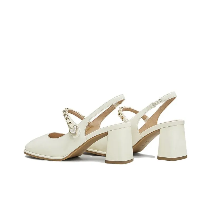 Tata Chunky Heel High Heels 6.5cm Women's-3