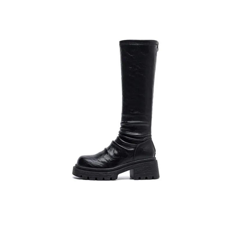 DAPHNE Knee high Boots 6.5ｃｍ Women's-0