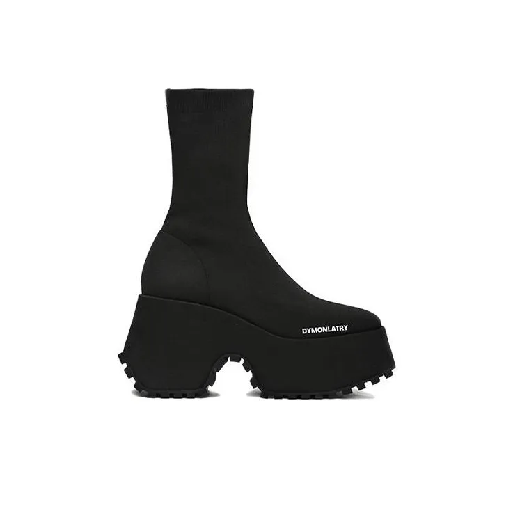 DYMONLATRY Ankle Boots 10cm Women's Black-1