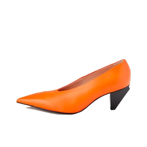 AGL Cone Heel High Heels Women's Orange