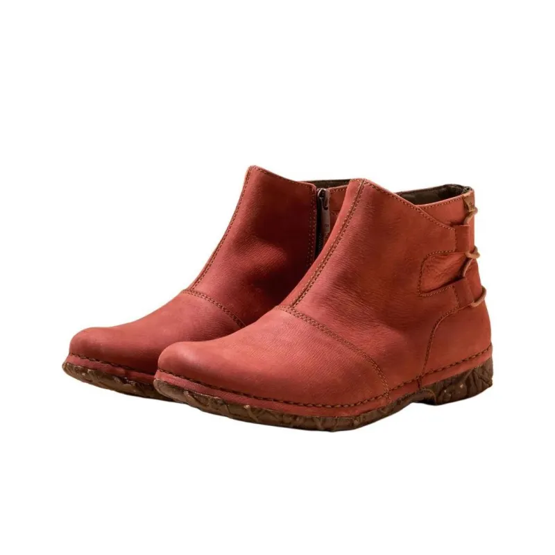 El Naturalista ANGKOR Ankle Boots 2cm Women's Red-1