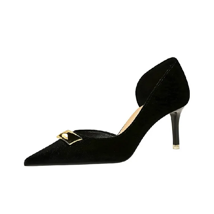 BIGTREE Slim Heel High Heels 7cm Women's-0