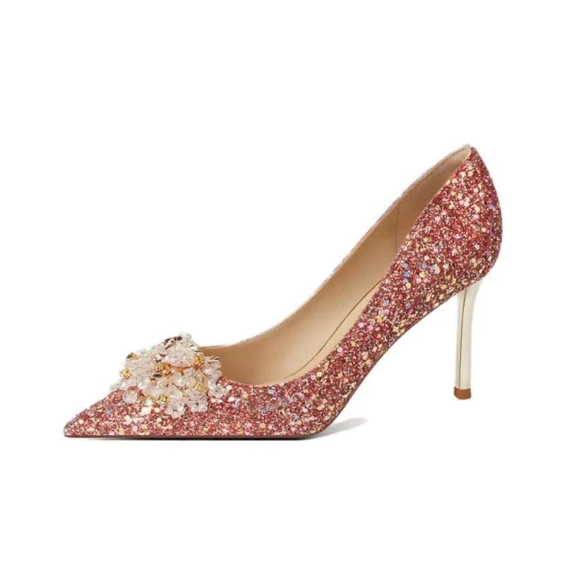 RoseDoris Slim Heel High Heels 8cm Women's-0