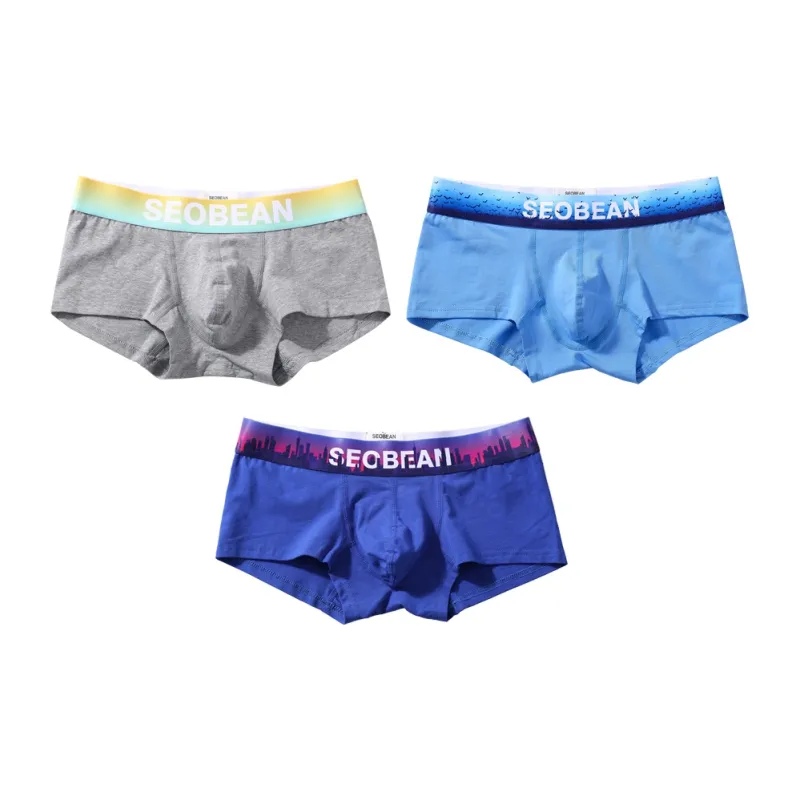 SEOBEAN Underpants Men's 3 Pack-4