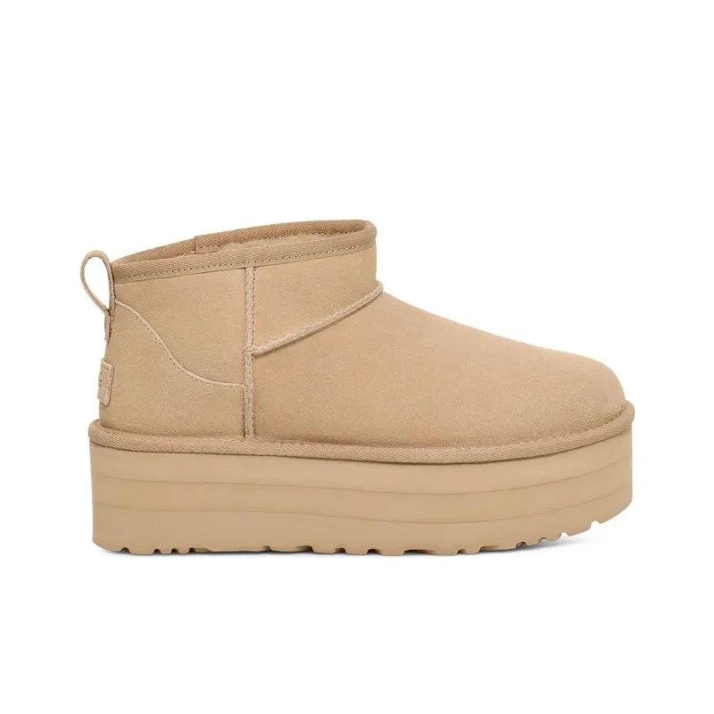 UGG Classic Ultra Mini Platform Boot Mustard Seed Women's-1