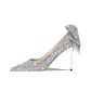8cm Slim Heel, Silver