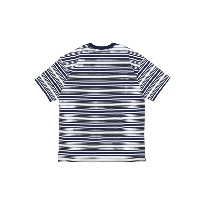 Nike T Shirts Men White Blue-3