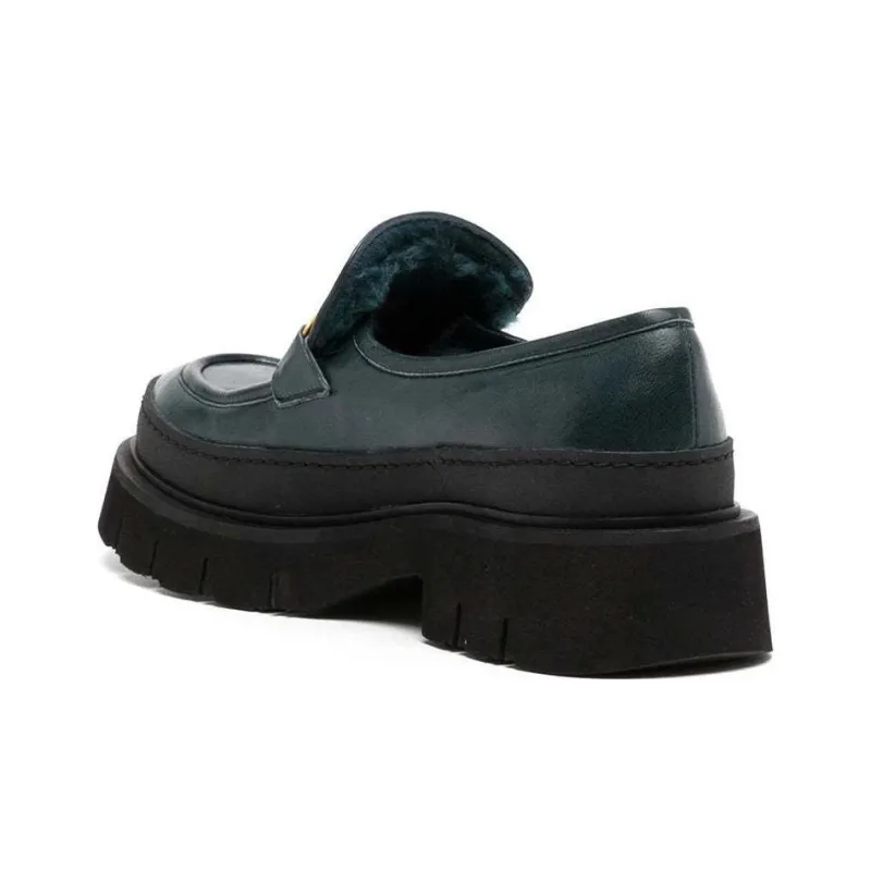 MADISON MAISON Loafers 3.8cm Women's Marine Blue-3