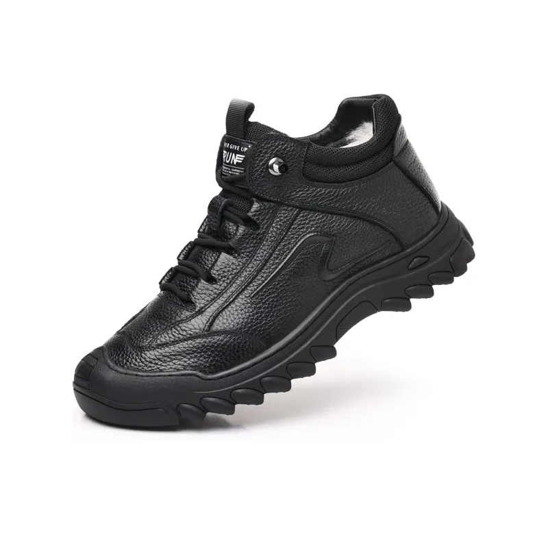 MODENGPAN Ankle Boots Men's Black-2