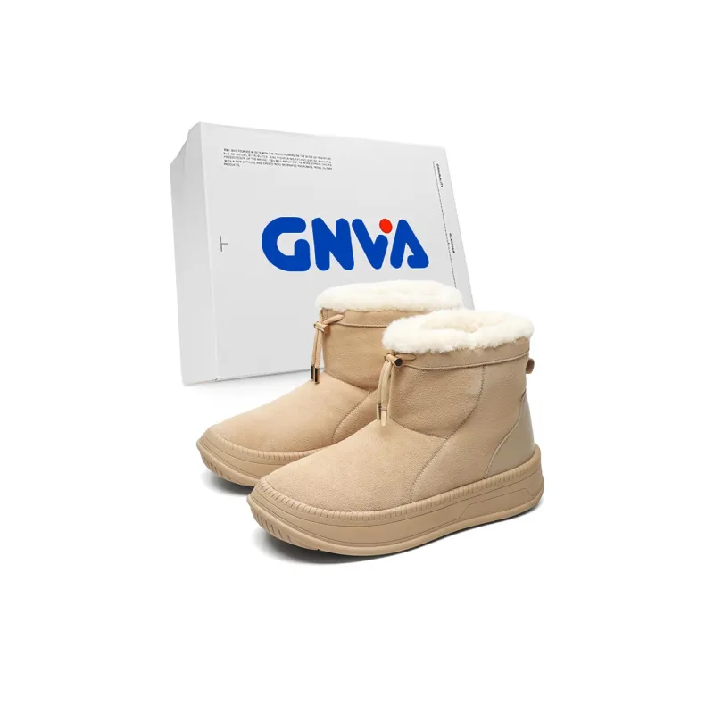 GNVA Snow Boots Unisex Chestnut/Black/Khaki-2