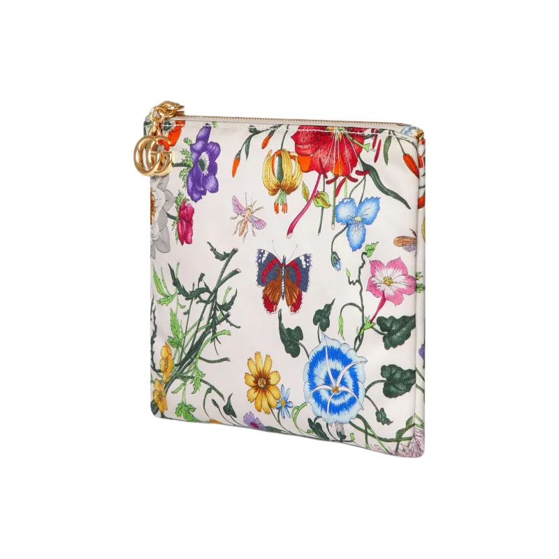 GUCCI GG Marmont Silk Clutch Women's Multicolor-1
