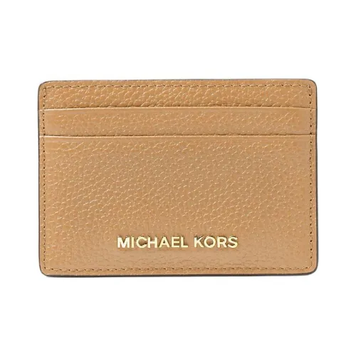 MICHAEL KORS Cow Leather Wallet Women's Camel
