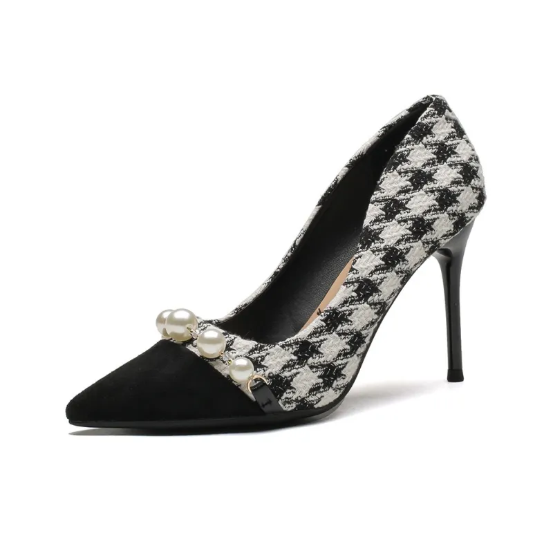 HKCP Slim Heel High Heels 9cm Women's-0