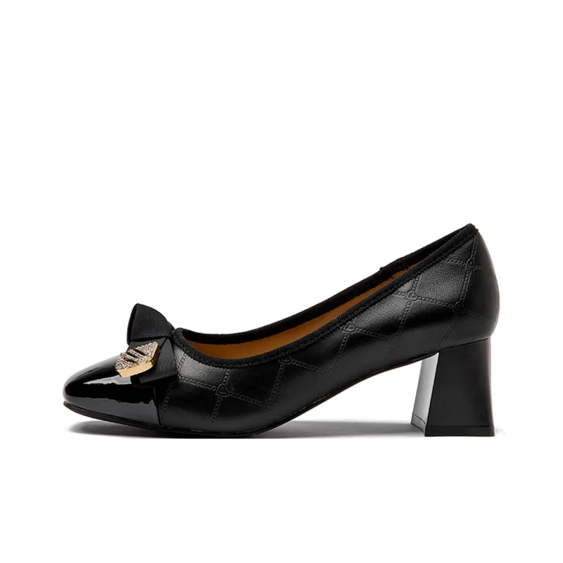 Guci Tianlun GuQiheAven Chunky Heel High Heels 5cm Women's-10