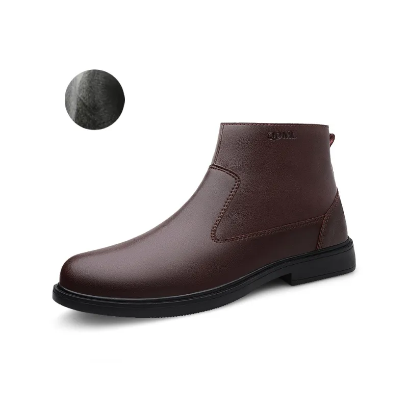 Qiandongmeili Ankle Boots Men's-16