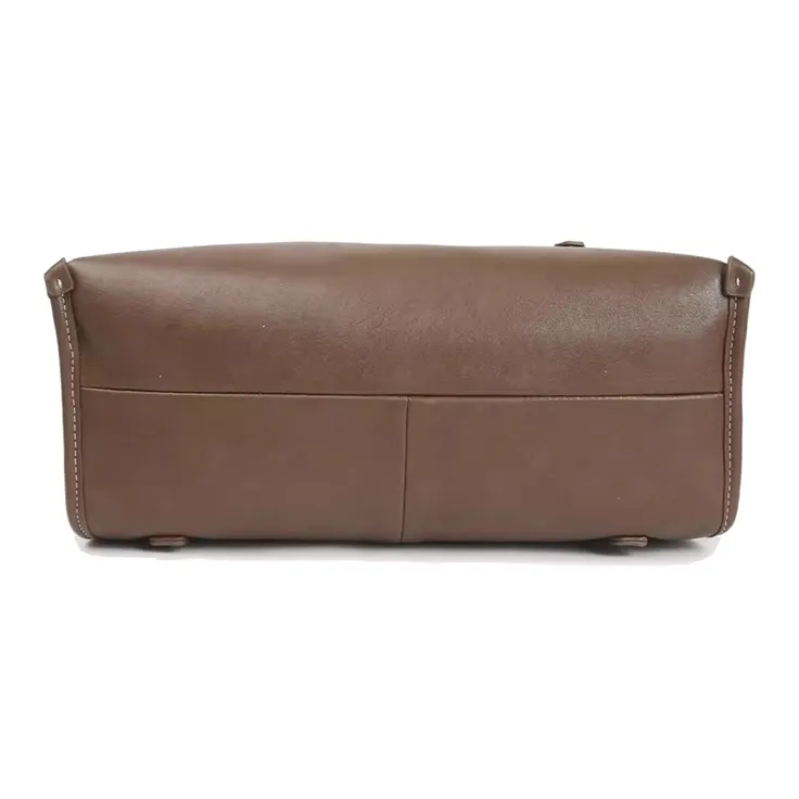 BUHOWE Polyurethane With Synthetic Leather Backpack Women's Khaki-3