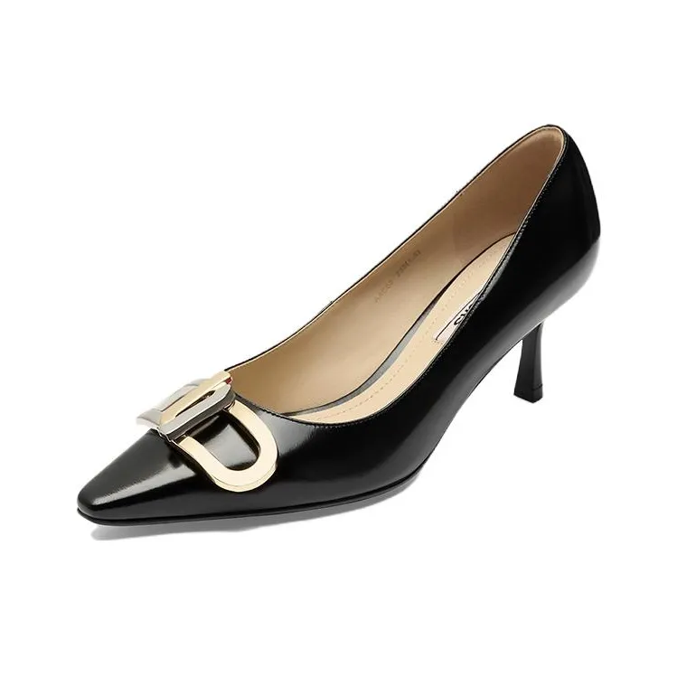 73Hours Double sided Charm Series Slim Heel High Heels 6.5cm Women's-8