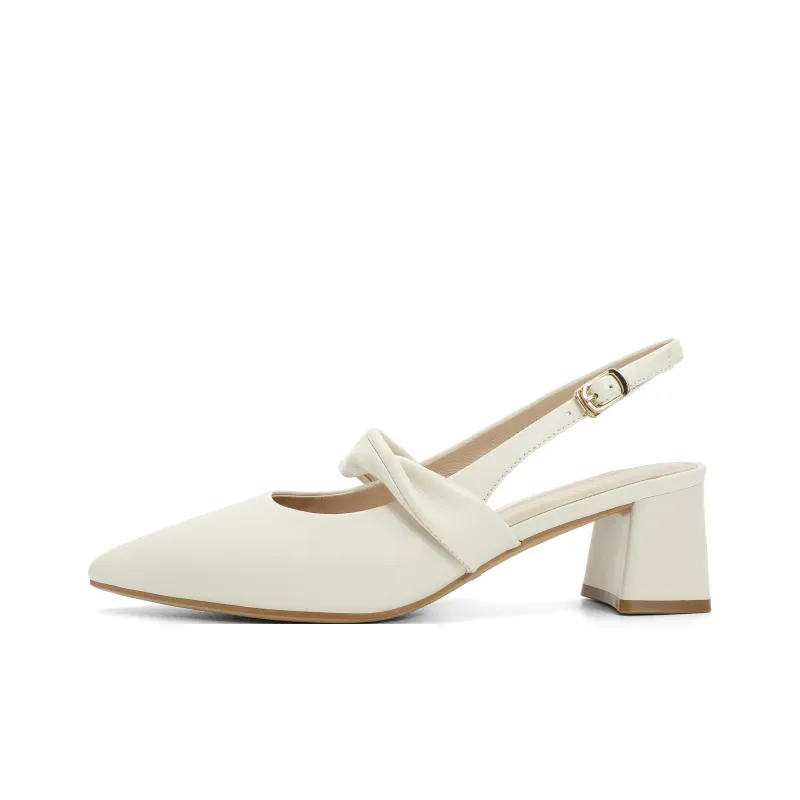 Senda Chunky Heel High Heels 5cm Women's-0
