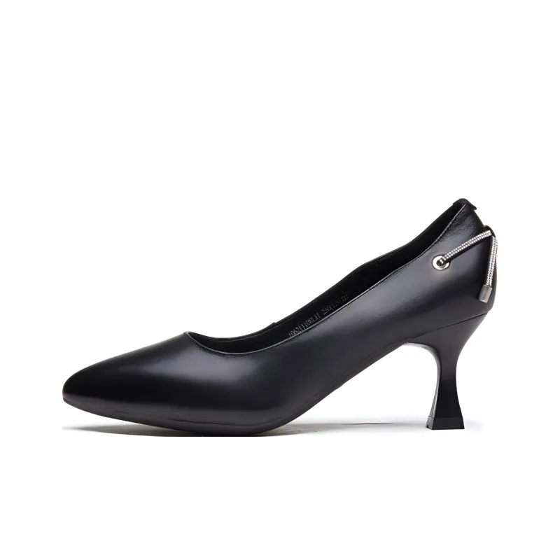 AOKANG Flared Heel High Heels Women's-2