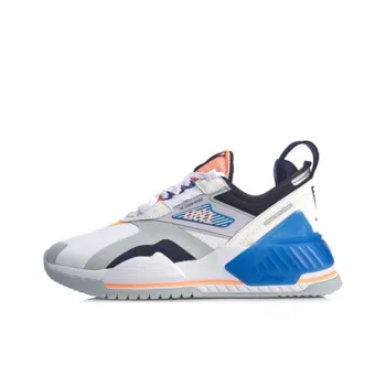 LiNing Mafia T2000 Anti-Slip And Wear-Resistant Lightweight Low-Top Sports Casual Shoes Women's White Blue