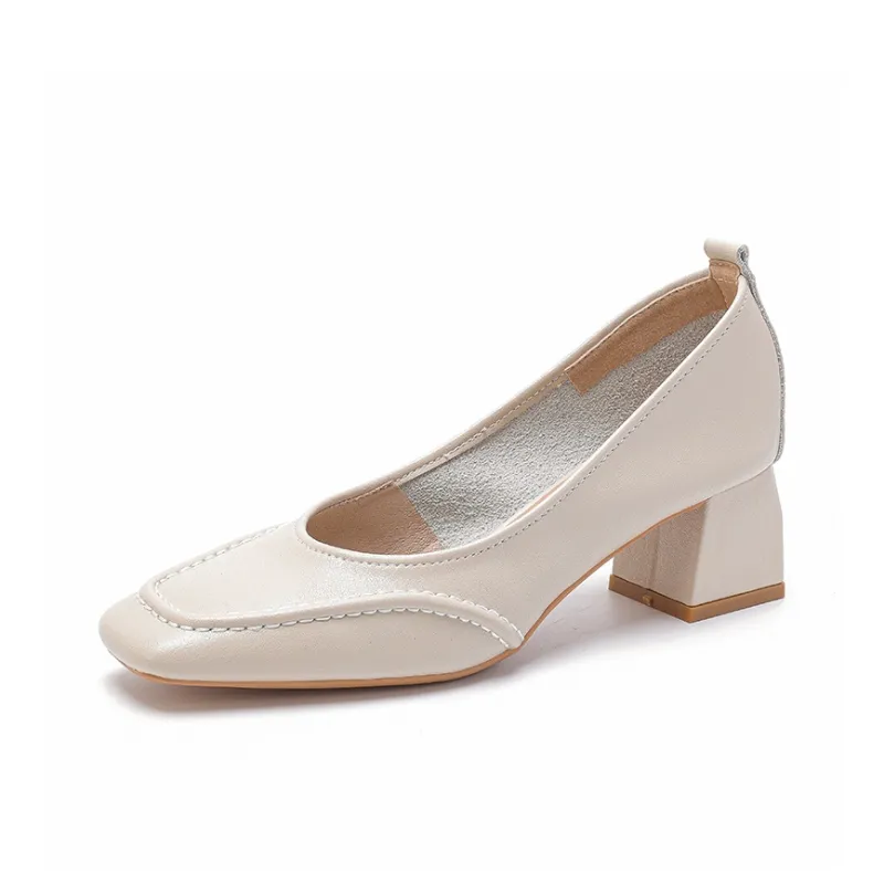 YAFEI XUANYU Chunky Heel High Heels 5cm Women's-13