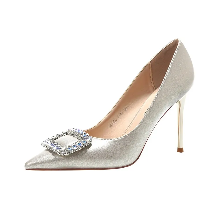 HKCP Slim Heel High Heels 6.5cm Women's-9