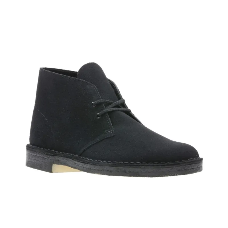 clarks Desert Black Suede-2