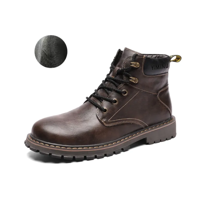 Eminu Martin Boots Men Black/Gray-21