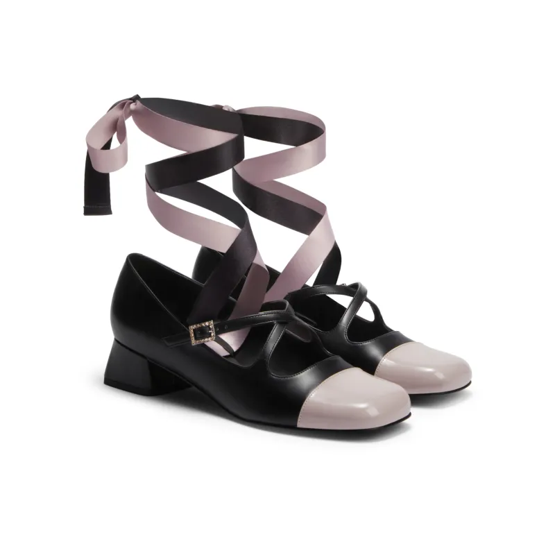 CHARLES&KEITH Glory Of Kings Collaboration Series Chunky Heel High Heels 3.6cm Women's-2