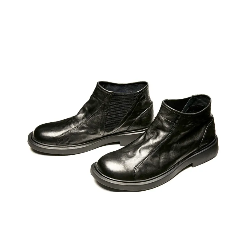LEYGMENLG Ankle Boots Men's Black-9