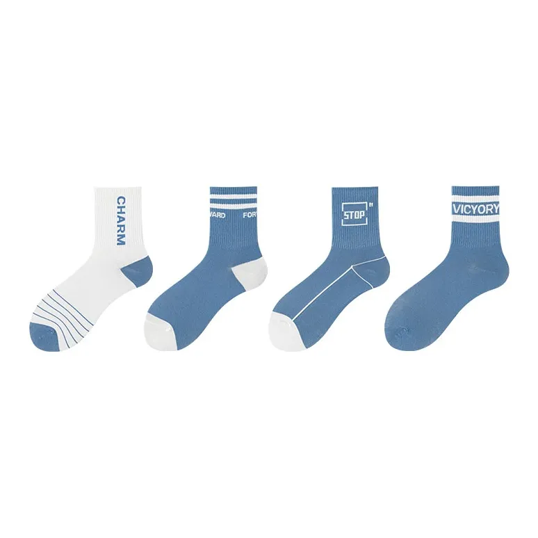 BONAS Mid-Calf Socks Men's Combo Set-22
