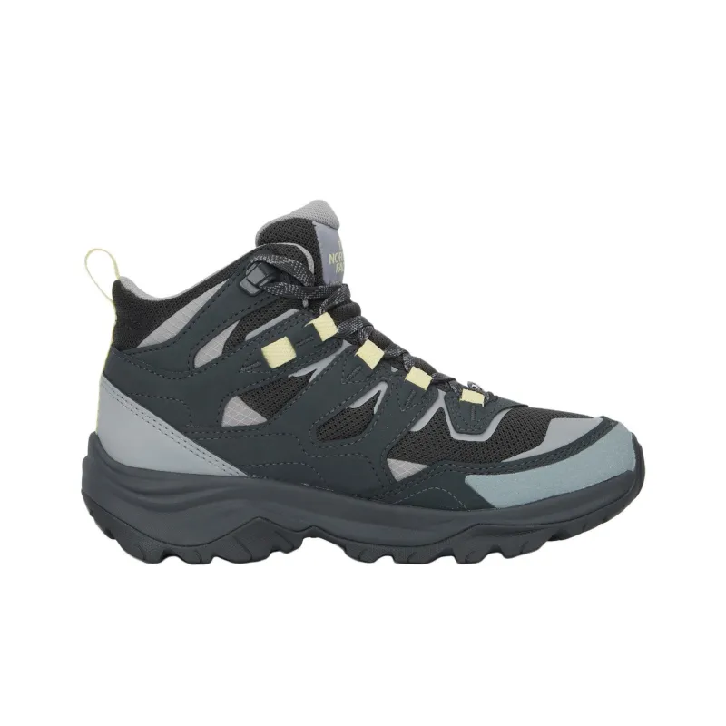 THE NORTH FACE Anti Slip Wear Resistant Mid Top Trekking Shoes Women's Gray-1