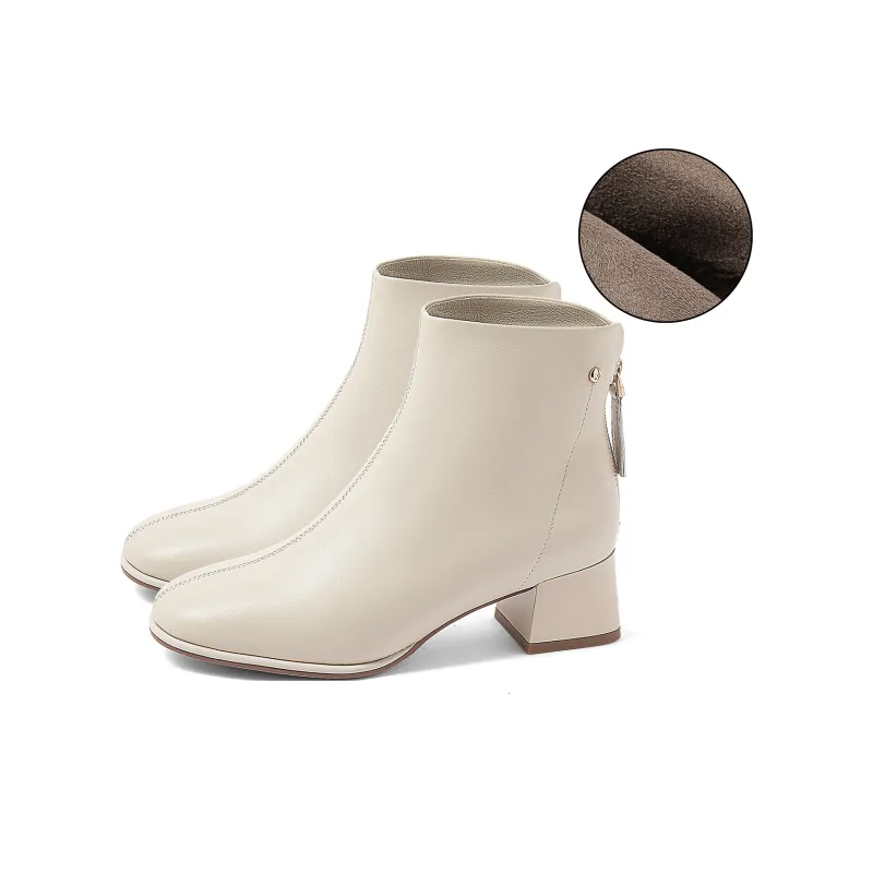 COMELY Ankle Boots Women's Black/Ecru-1