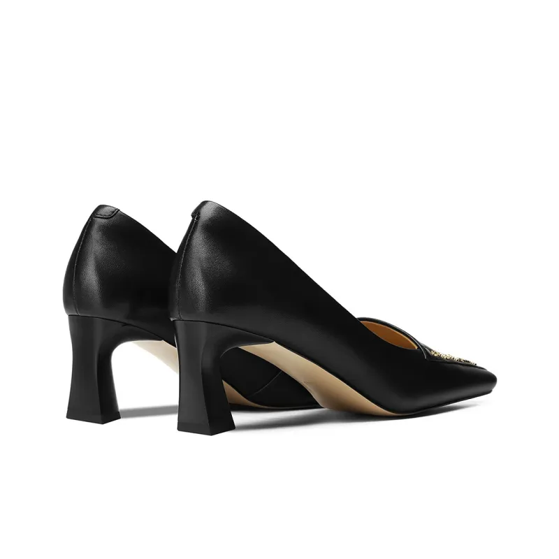 BOSSSUNWEN Chunky Heel High Heels 6cm Women's-8