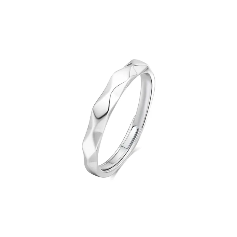 BLANK IN BLANK Sterling Silver Rings Unisex Girlfriend's Birthday-5