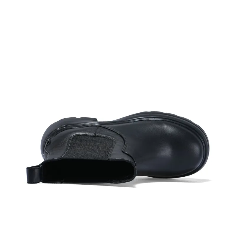 IiJin Short Chelsea Boots Women's Black-2