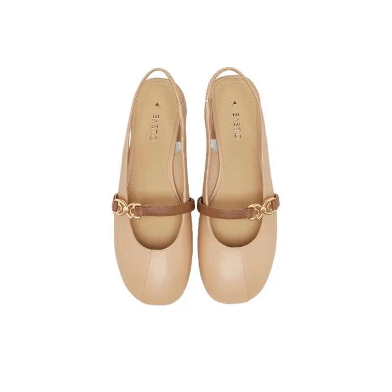 BASTO Block Heel High Heels 3.5cm Women's-8