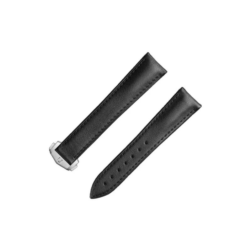 OMEGA Watch Band All Compatibility 105mm Leather Material-0