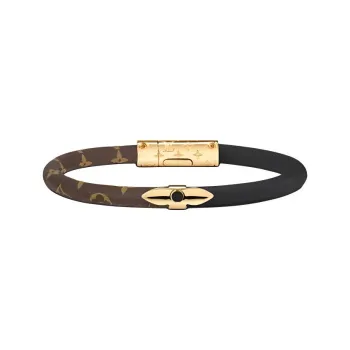 LOUIS VUITTON Daily Confidential Bracelet Monogram/Calfskin